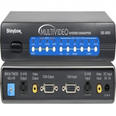 MULTI-VIDEO CONVERTER SB-3690 CV|SV|VGA To CV|VGA|HDMI