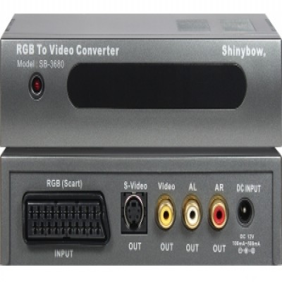 CONVERTER SB-3680 SCART-RGB To S-VIDEO|VIDEO|AUDIO 