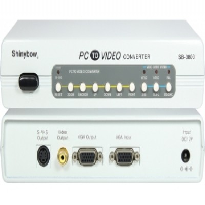 SB-3800 PC-VGA To NTSC‧PAL VIDEO CONVERTER