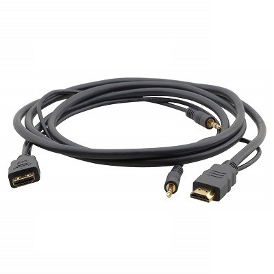 Flexible High−Speed HDMI Cable with Ethernet & 3.5mm Stereo Audio Kramer C-MHMA-MHMA