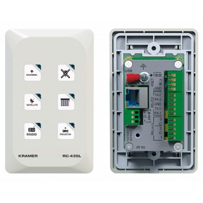 6–button Touch–Sensitive Ethernet Control Keypad Kramer RC-43SL