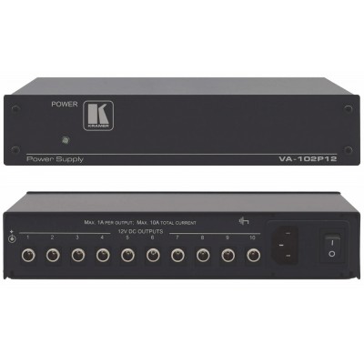 10–Output 12V DC Power Supply Kramer VA-102P12