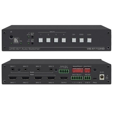 Auto Switcher with Audio VS-411UHD