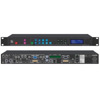 Presentation Switcher / Scaler with Ultra–Fast Input Switching, Analog Audio, 3G HD–SDI, Genlock, H.264 Streaming Input VP-797ASV
