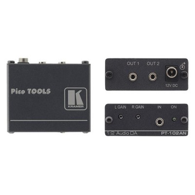 Bộ chia 1-2 và khuếch đại AV audio Kramer PT-102AN